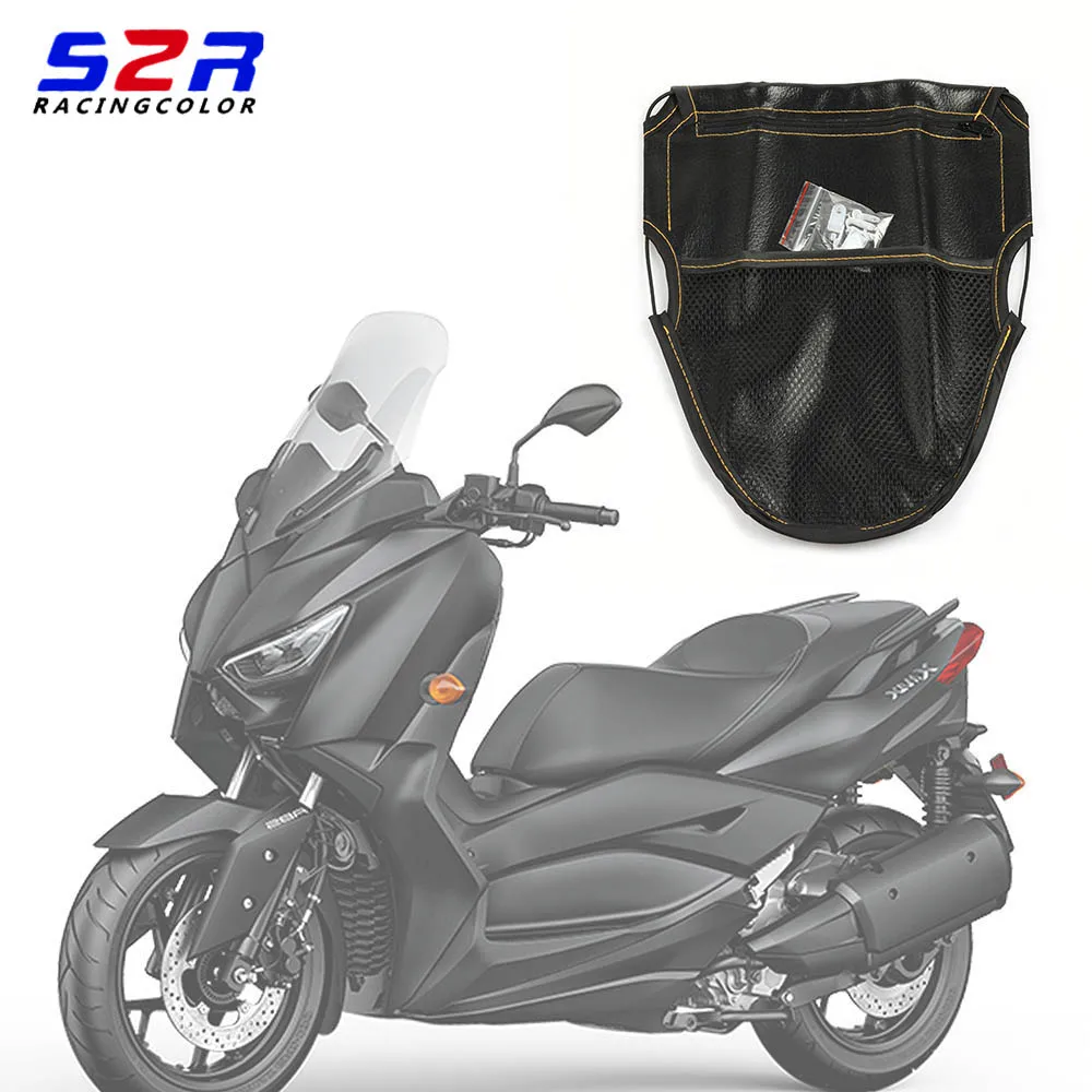 Scooter Trunk Grid Pocket for Yamaha AEROX NVX 155 NMAX XMAX 300 400 ZUMA 125 Electric Universal Seat Storage Mesh Net Bag