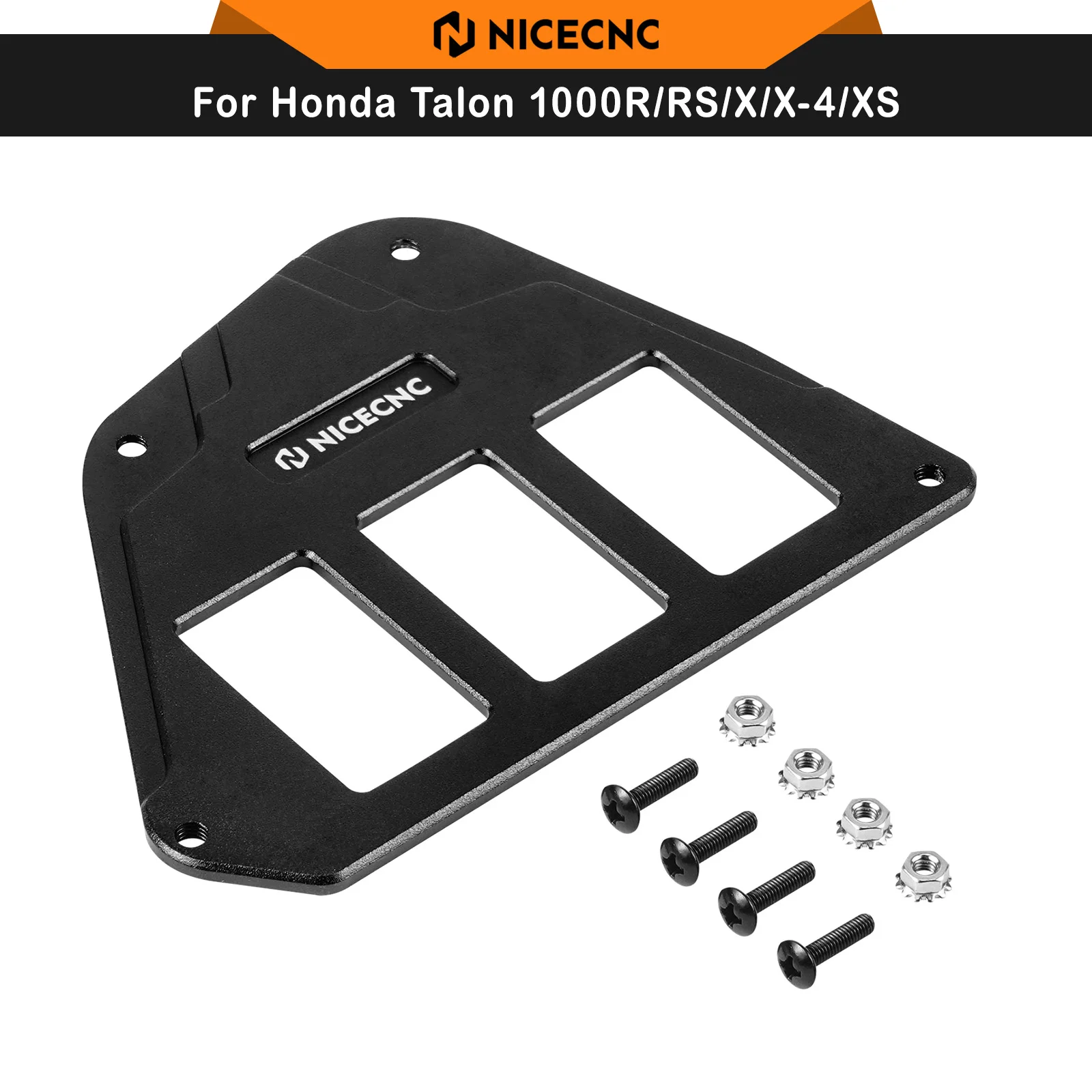 

NICECNC Switch Plate Dash Panel Rocker Compatible for Honda Talon 1000R SXS10S2R 2019-2022 2024 Talon 1000X SXS10S2X 2019-2022