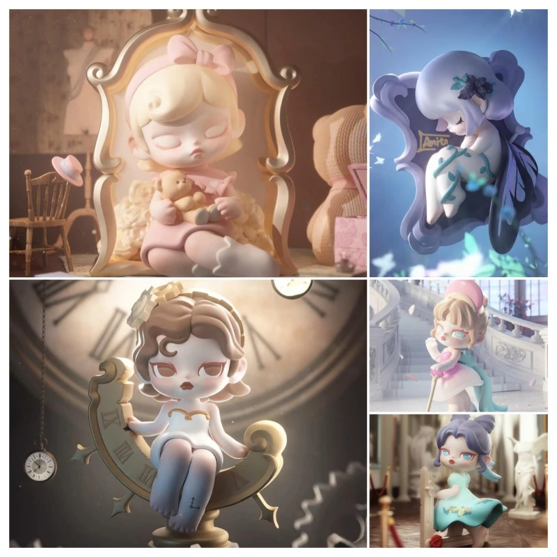 

ANITA Six Generations Bandoned ChaTeau Series Blind Box Toys Kawaii Anime Action Figure Surprise Mystery Box Dolls Girls Gift