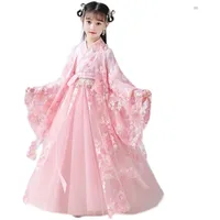 Vestido Hanfu chino, ropa para niños, disfraces de hadas, Cosplay, ropa para niños, ropa de fiesta y baile, vestido de escenario para niña, princesa Vintage