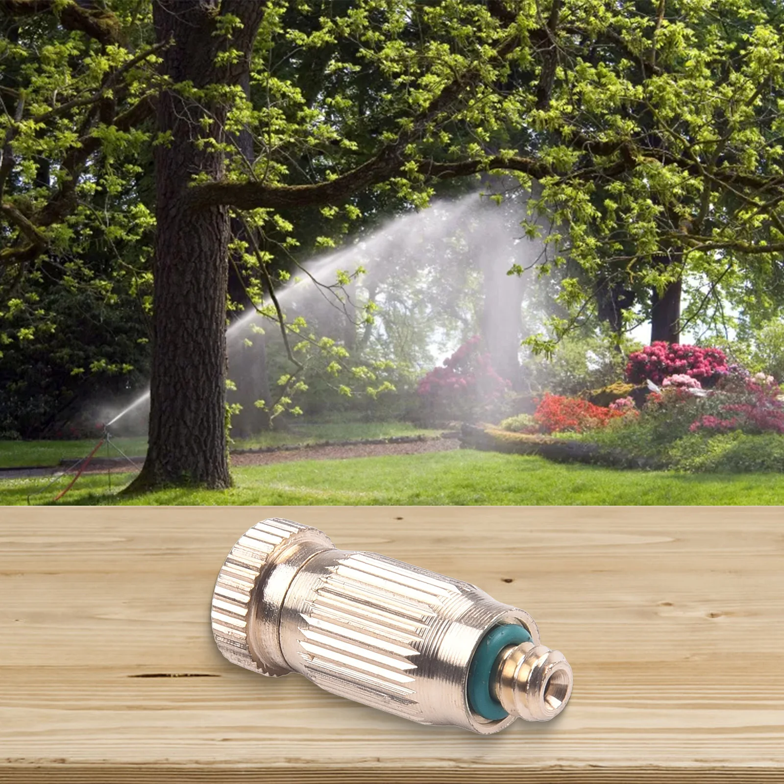Spray Head Atomizing Nozzle Brass Misting Cooling System Misting Nozzle Outdoor Garden Tool Watering Equipment