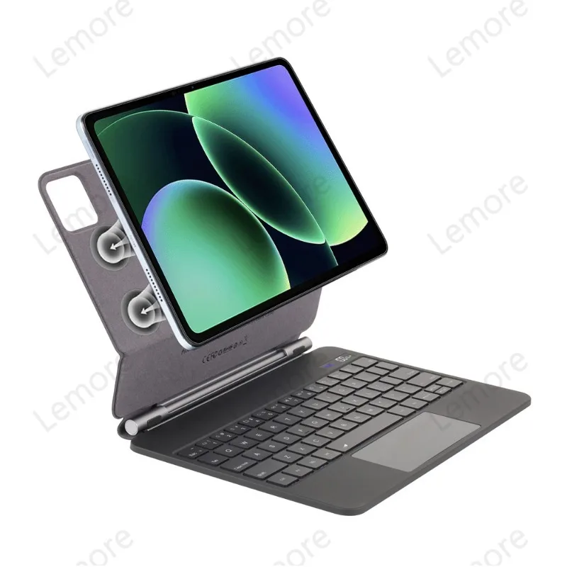 

Клавиатура Magic Keyboard с дисплеем заряда батареи для Xiaomi Pad 8 11.2 дюйма / Xiaomi Pad 8 Pro 11.2 дюйма, с подсветкой и тачпадом