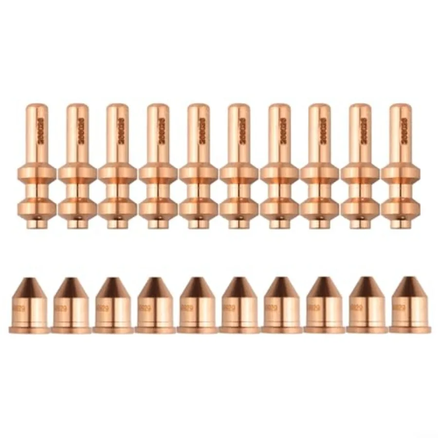 

20Pcs Electrode 256026 and Tip 249929 For Miller Spectrum 875 Automatic Wire Cutter XT-60 and XT-60M Torch 60A Plasma Torch Tip