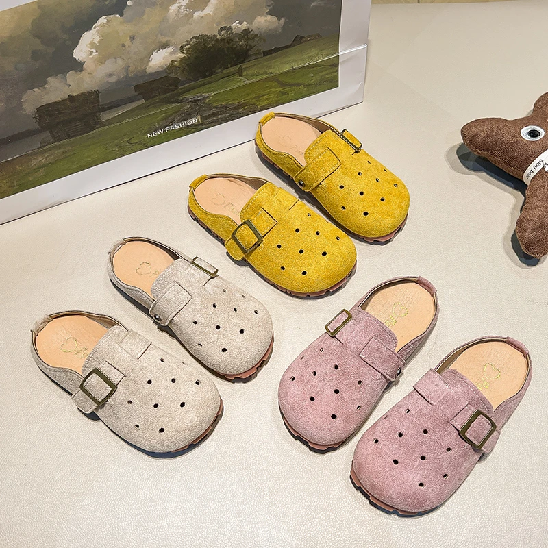 

2026 Summer Women's Clogs Slippers Fashionable Adjustable Buckle Casual Outdoor Slides Soft Sole Comfortable Women's Sandals