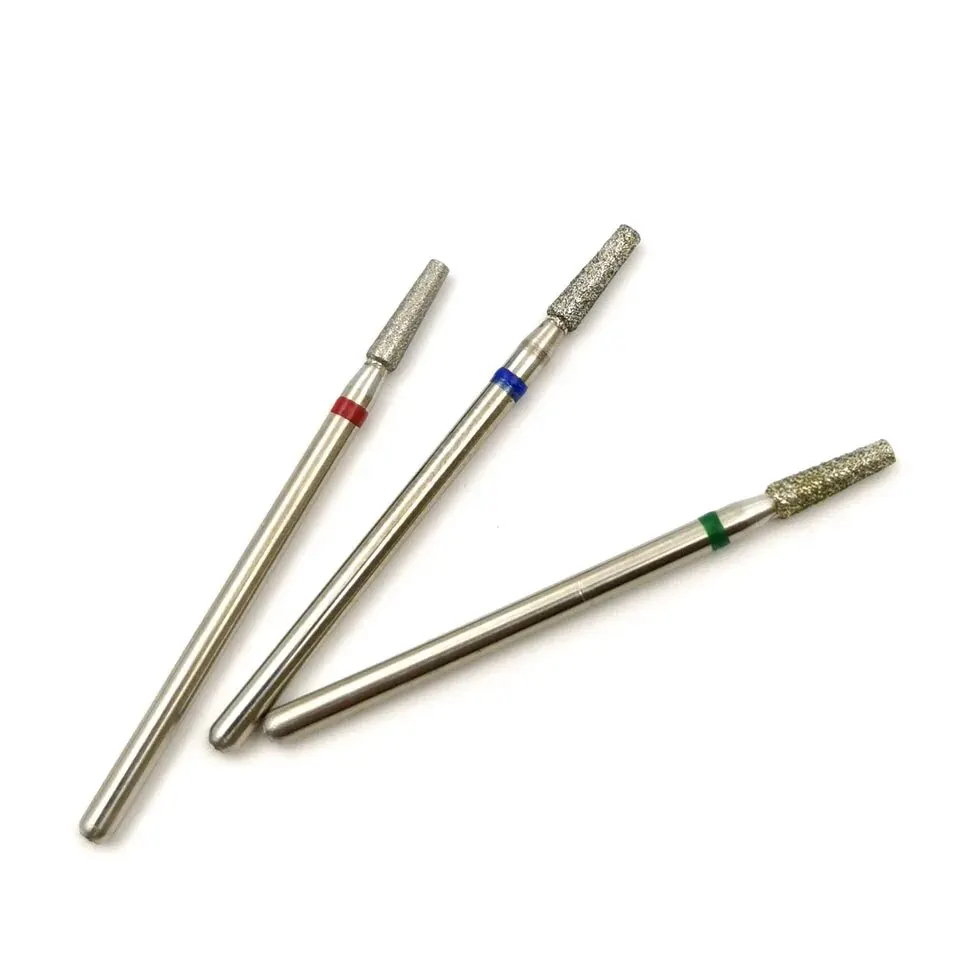 Column Diamond Burr Nail Drill Bits Rotary Russian Cuticle Bit Electric Manicure Drill Nails Accessories Tool