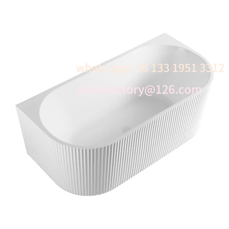 

Customizable Simple Modern Acrylic Seamless Integrated Bathtub Household Bathroom Bath Bath