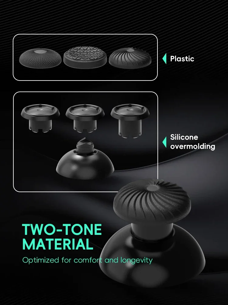 DATA FROG 8Pcs Thumbstick Cap For PS4 PS5 Edge Elite Controller Mushroom Hat Thumb Stick Caps For Xbox Series Joystick Accessori