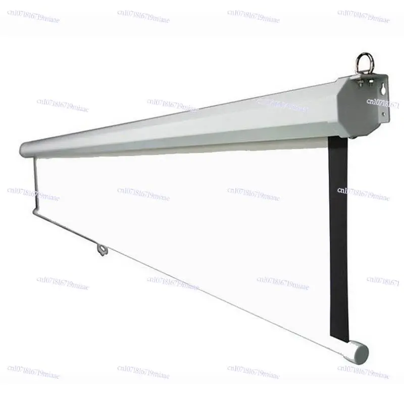 

Movie portable high definition home projector curtain 100 inch hand lift