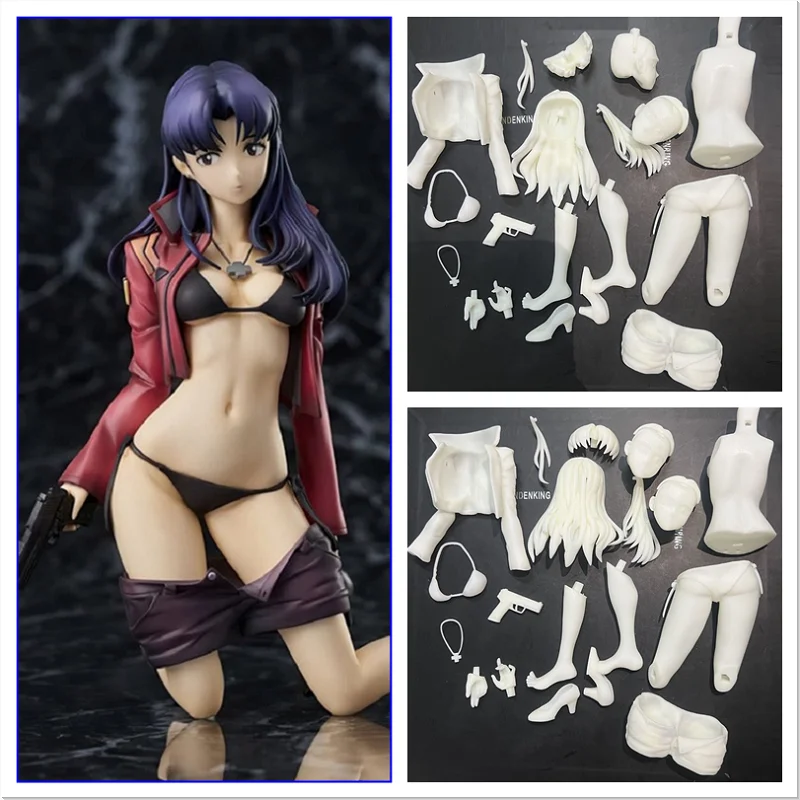 LindenKing 1/6 21cm Katsuragi Misato Figure 3D Printing Garage Kit GK Model Figure Unpainted White-Film Collections Gift  A167