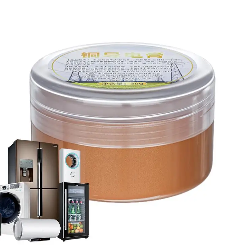 

New 30g High Temp Conductive Paste Grease Copper Conductive Grease Strong Adhesion Lubricant Compound Paste Accessories For Car