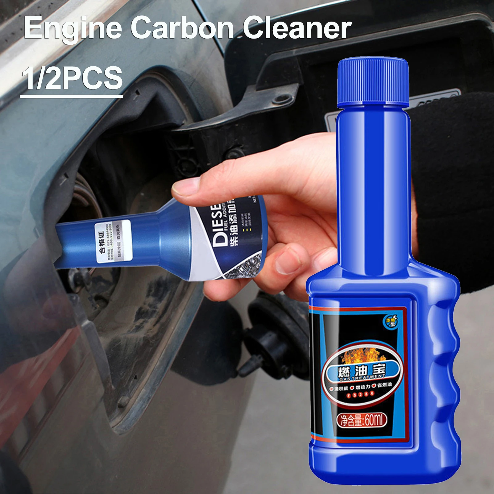 

60ml Fuel Saver car Diesel Fuel Additive Diesel Saver Oil Additive Energy Saver Cetane Improver Improve Diesel Injector Cleaner