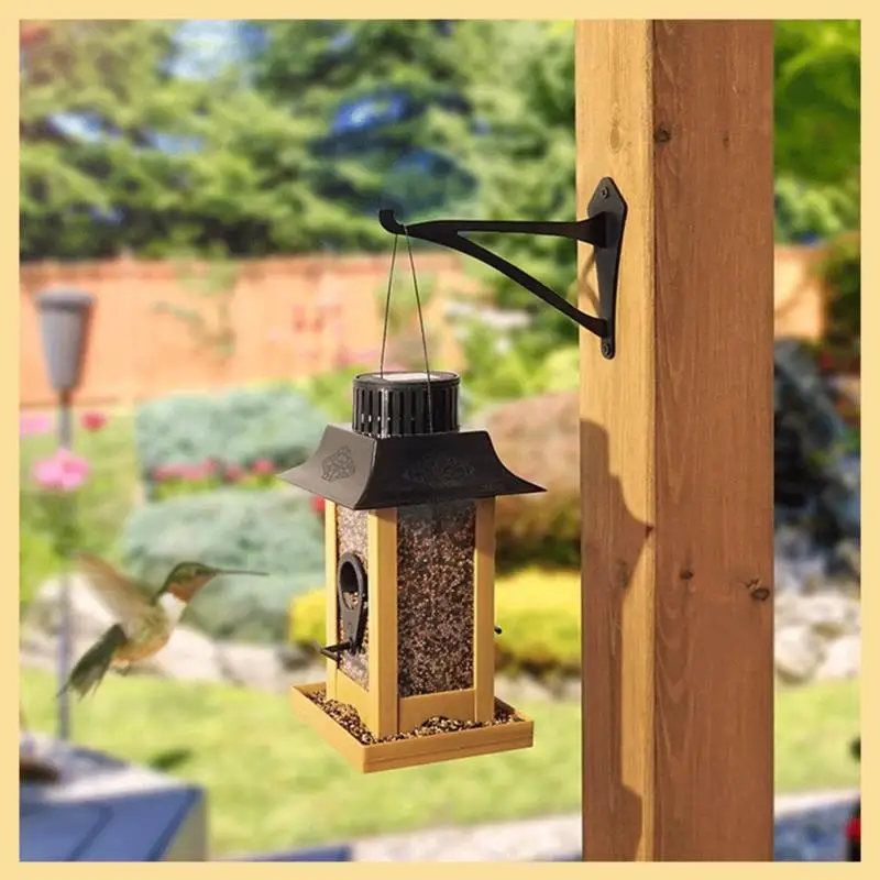 

GOOD-Planter Lantern Hooks Outdoor Indoor Decorative Small Windchime Hummingbird Feeder Hangers