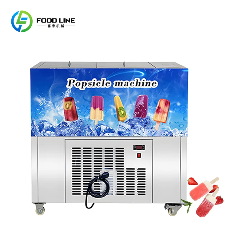 

Customized Airport Lounge Ice Lolly Machine with Quiet Operation Commercial Popsicle Equipment