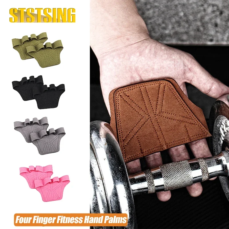 1Pair Workout Gym Gloves for Weightlifting,Palm Protection for Powerlifting Grips Exercise Gloves Fitness Cross Training Cycling