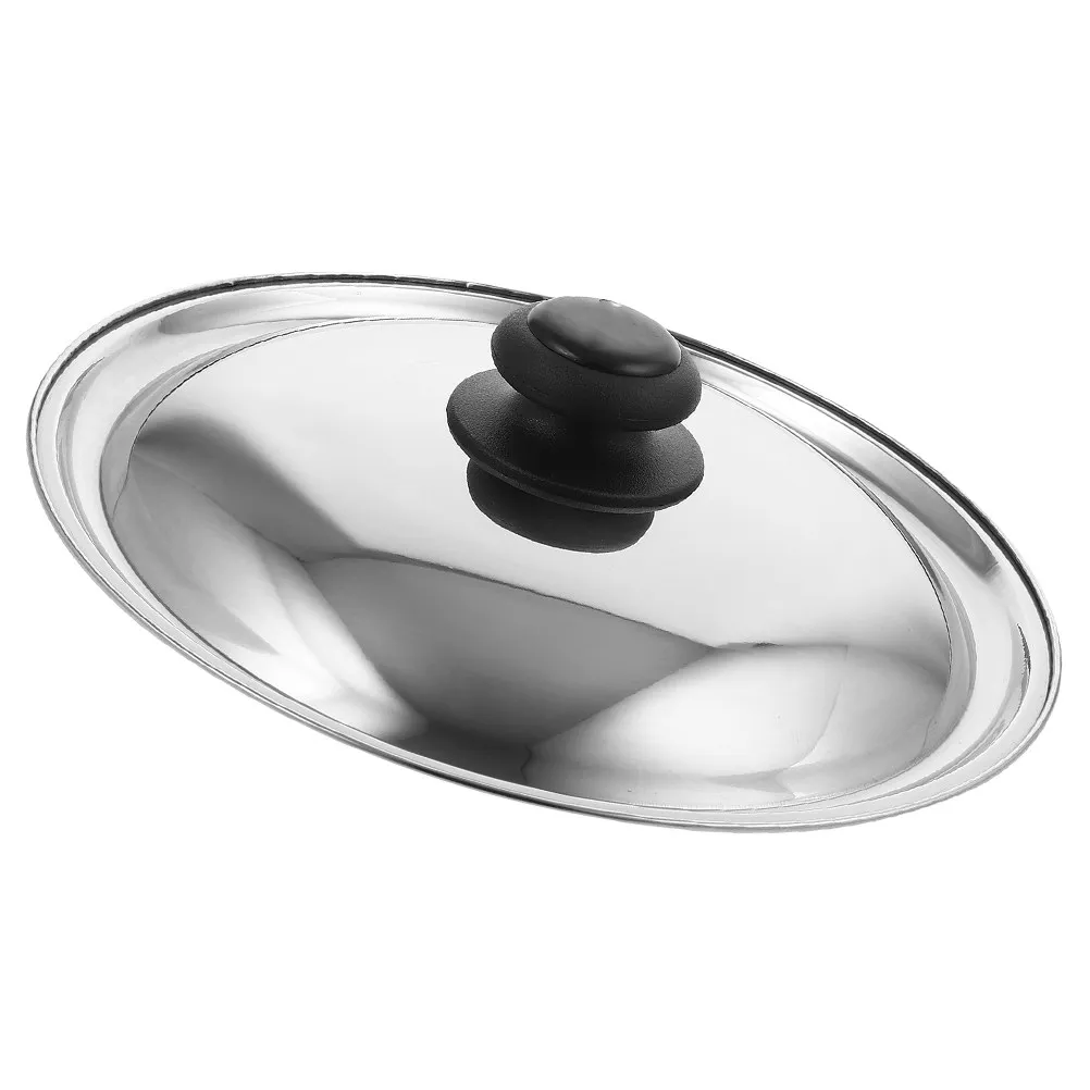 Professional Grade Stainless Steel Pot Lid Rust Proof Scratch Resistant Easy Clean Lid for Cooking Pots Pans Saucepan Frying Pan