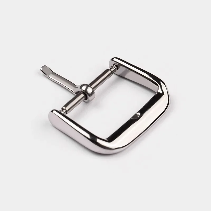 10 مللي متر 12 مللي متر 14 مللي متر 16 مللي متر 18 مللي متر 20 مللي متر الفولاذ المقاوم للصدأ حزام الساعات مشبك النساء الرجال الفضة الصلبة المعادن حزام (استيك) ساعة المشبك حزام لحزام