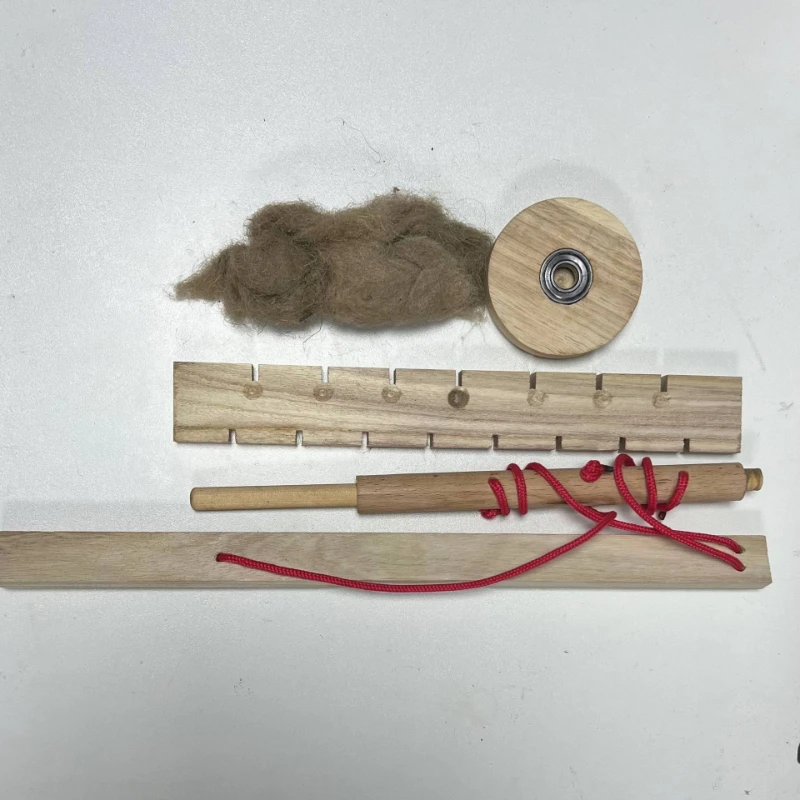1Set Wood Drilling Fire Making Tool Outdoor Survival Practice Camping Lighter Fire Starter for Fishing Picnic Hunting