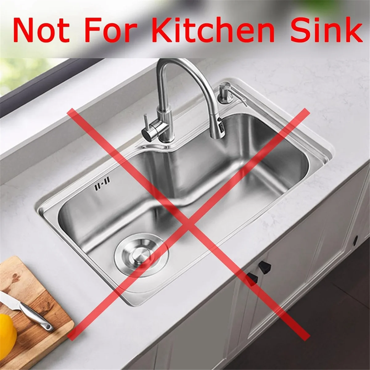 4PCS Bathroom Sink Drain Strainers for 1.2-1.6Inch Drain Hole, 1Inch Small Conical Stainless Steel Bathtub Drain Cover