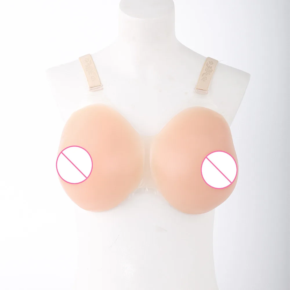 Realistic Silicone Fake Breast Forms Concave-bottomed Round Shape Fake Boobs For Crossdresser Transvestite Drag Queen Mastectomy