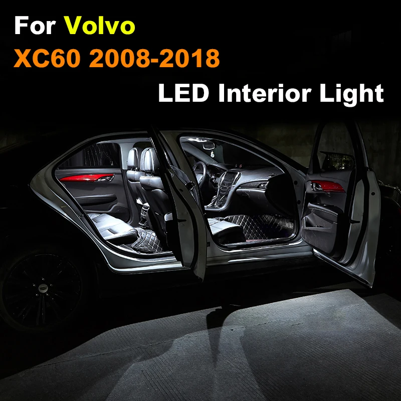 

Car Interior LED Light For Volvo XC60 2008 - 2018 Canbus Vehicle Bulb Indoor Dome Map Reading Trunk Lamp Auto Accessories Kit