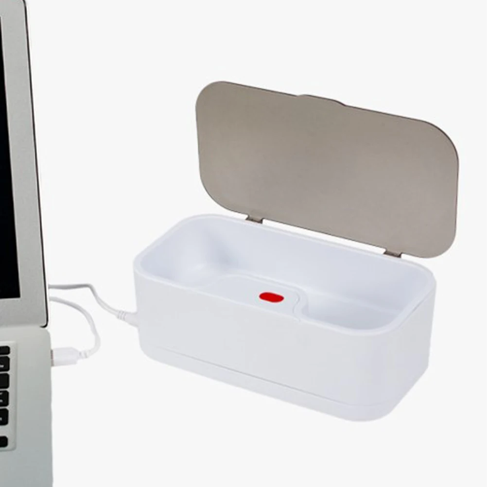 Portable Household Watch Cleaner Jewelry Washing Box High Frequency Vibration Cleaning Machine For Eyeglasses Rings Diamond