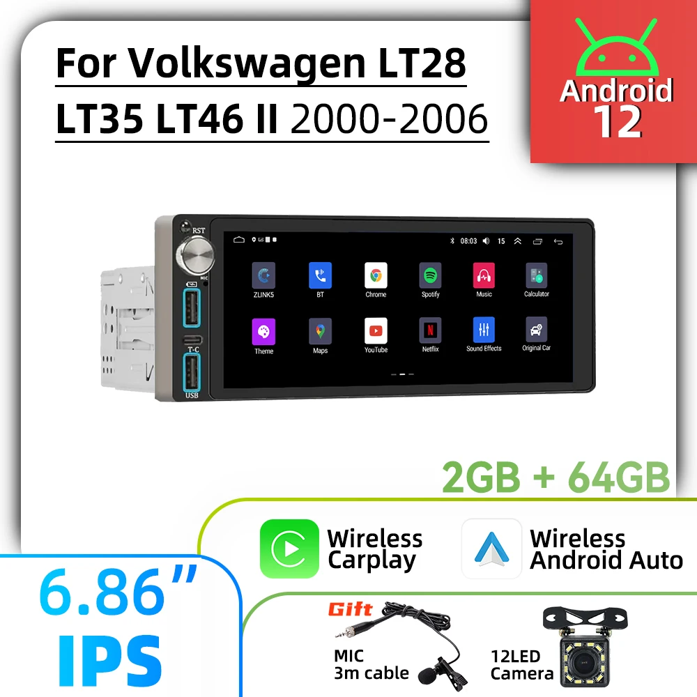 Carplay 6.86" Scree… - image