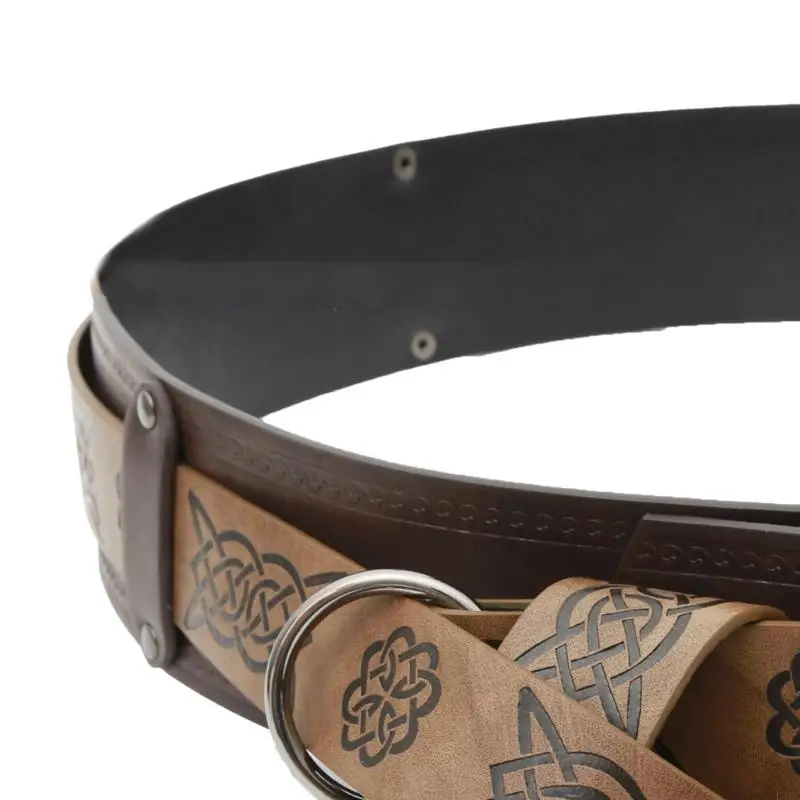 Idade Média cós na cintura perfeita para festas figurinos Cosplay Belt Belt Belt Belt Brown Cisentband L4MC