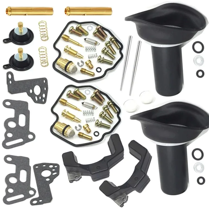 Para yamaha virago xv535 xv500 xv 500 535 sistema de combustível da motocicleta peças flutuador cilindro diafragma copo óleo flutuador jato