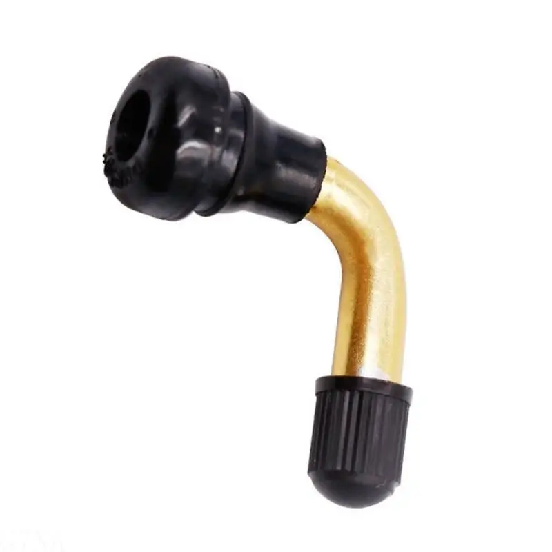 G7NA Universal Bent Valves Stem for Motorcycle Tires Heavy Duty Copper Construction Easy Installation