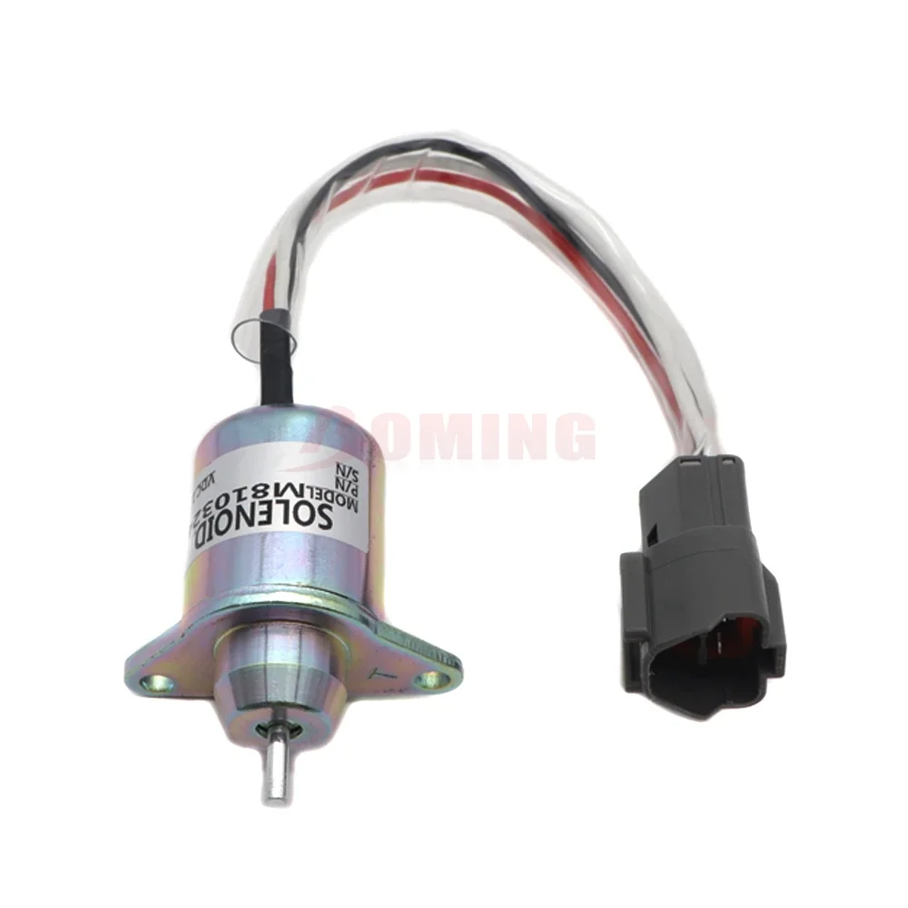 Car Fuel Shut Off Solenoid For John Deere tractor For Yanmar M810324 M808284 119233-77932 119653-77950