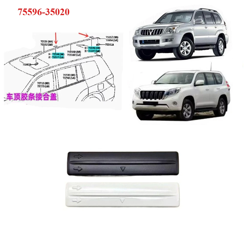 

1 Piece 75596-35020 Roof Rubber for Toyota Land Cruiser Prado LC120 2003-2009 Weatherstrip Seal for LC150 Roof Layering Seal