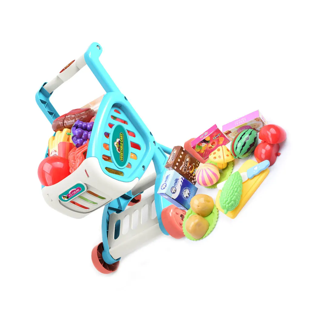 

15 Pcs Trolley Toys Entertainment Manual Capacity Learning Tools Mini Cart