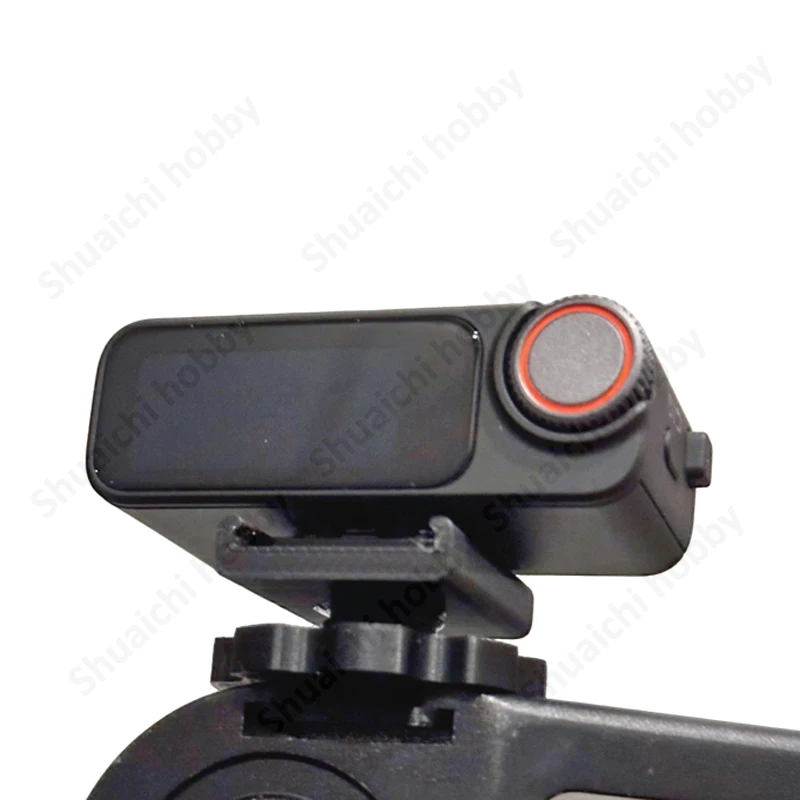 1PCS For DJI Mic 3 Wireless Microphone Receiver Cage Cold Shoe Adapter 3D Printed Fixing Bracket Knob Design Modified Accessory
