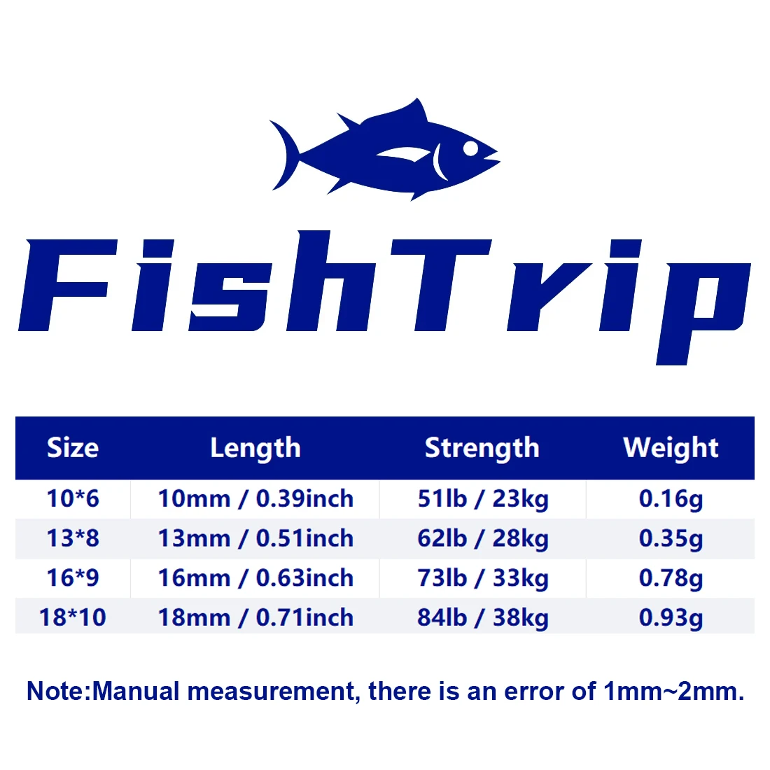 FishTrip 50Pcs Quick Round Snap Clip Stainless Steel Fishing Lures Connectors Silver for Saltwater & Freshwater