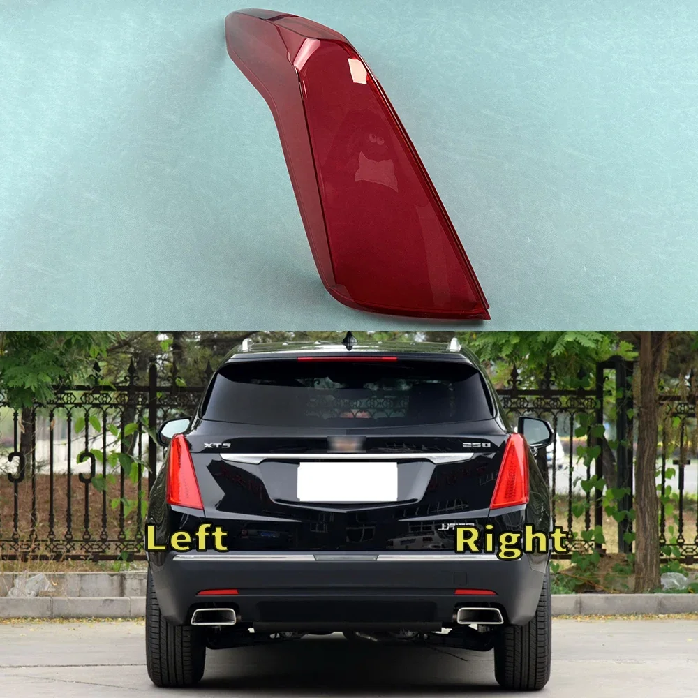 

For Cadillac XT5 2016-2022 Car Accessories Rear Outer Taillight Shell Tail Lamp Cover Turn Signal Stop Light Mask Plexiglass