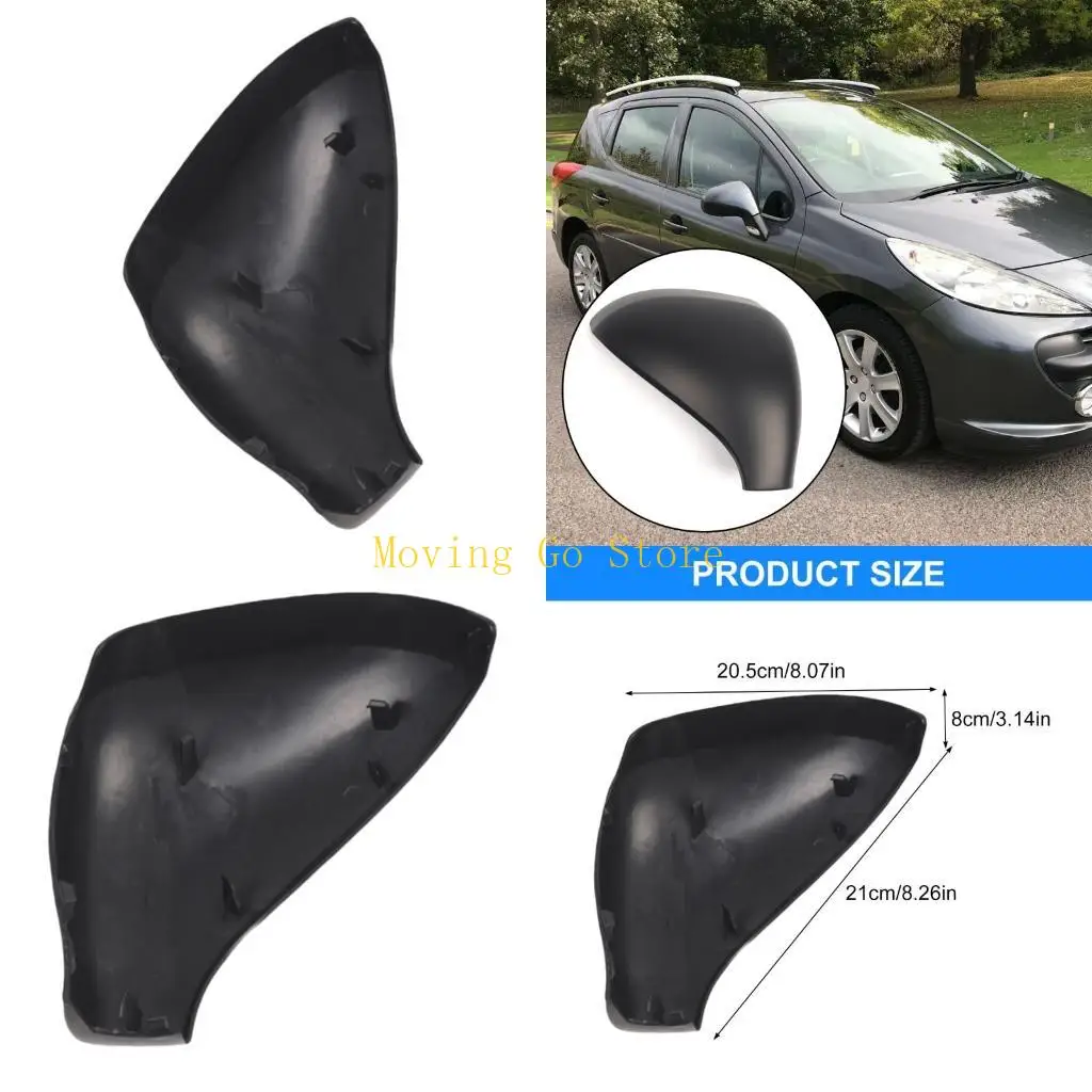 

B5XD Auto Accessories for 207 Door Wing Mirror Cover Caps Case 9680194877