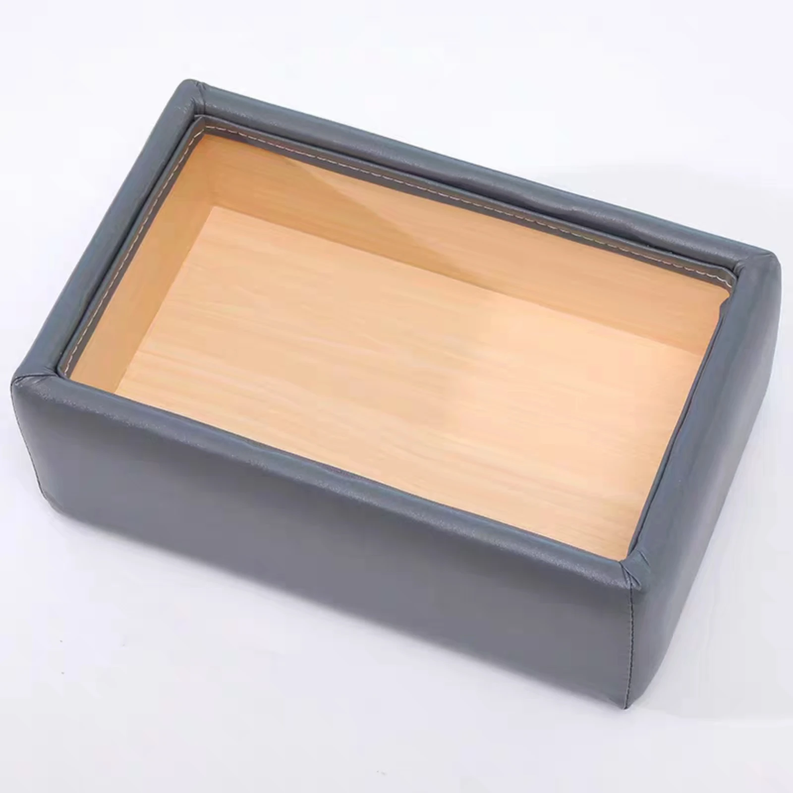 Pilates Auxiliary Box Maple Wood Frame Pilates Reformer Box Exercise Equipment Foam Padding Easy to Clean