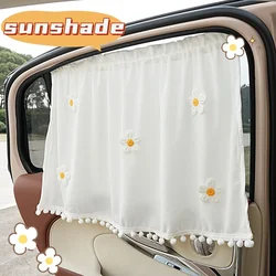 Cute Cartoon Car Curtain Sunshade Curtain Essential Summer Car Sunscreen Curtains Keep Your Car Interior Cool & Protected
