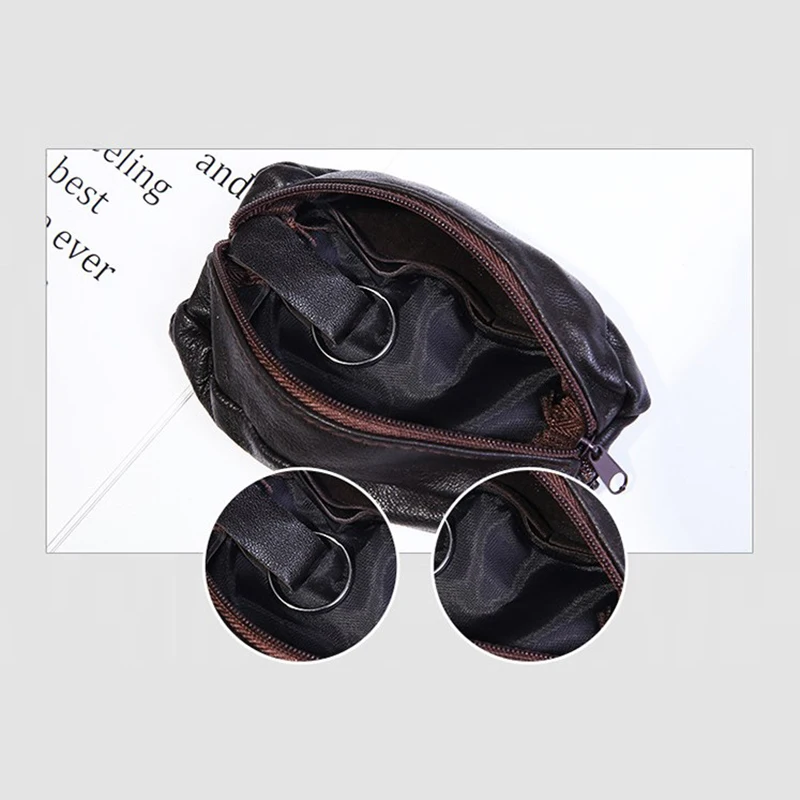 1pc Small Change Bag Coin Purse Mini Zipper Soft Purses Key Bags For Money Pocket Thin Wallets Ring Pouch Card Purse