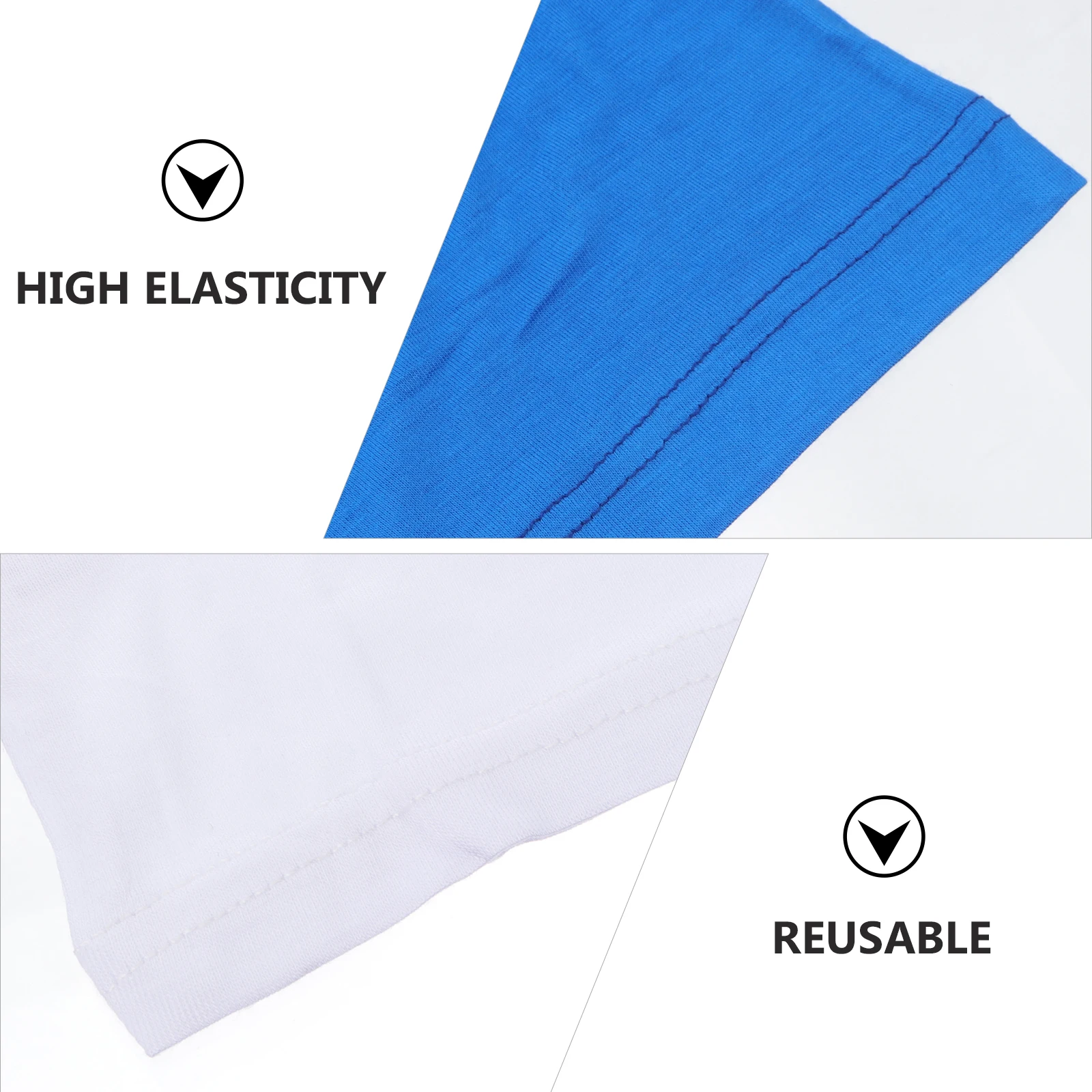 

2pcs Women Under Scarf Hijab Caps Bone Bonnet Islamic Neck Cover Breathable Sweat Absorbent Reusable Easy Clean Strong Durable