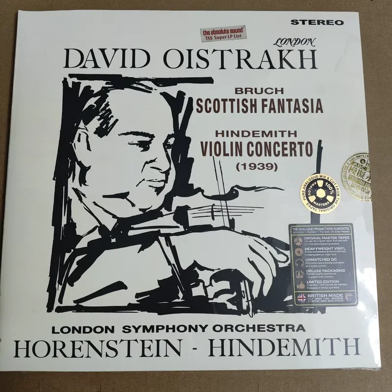 

Genuine Brand New LP Vinyl for ABC Records David Violin Bruch Scottish Fantasia