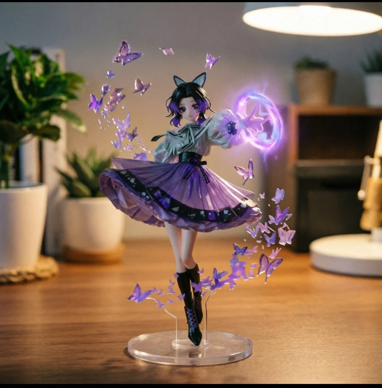 Demon Slayer Acrylic Stand Kimetsu No Yaiba Butterfly Hashibira Inosuke Kocho Shinobu Kanao Kanae Anime Figure Desktop Decor