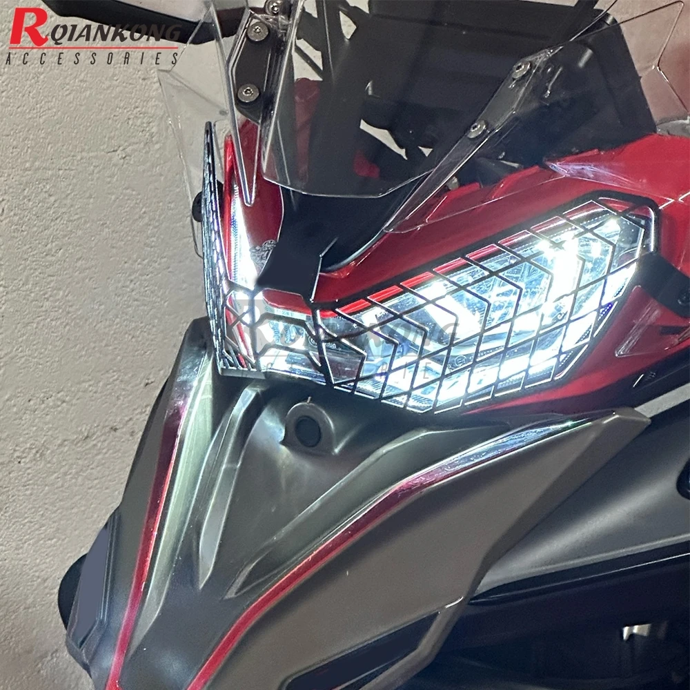 For QJMOTO SRT750 SRT750X SRT800 SRT800X Headlight Grill Protection SRT 600 800 800SRT 750SRT Head Light Guard Protector Cover