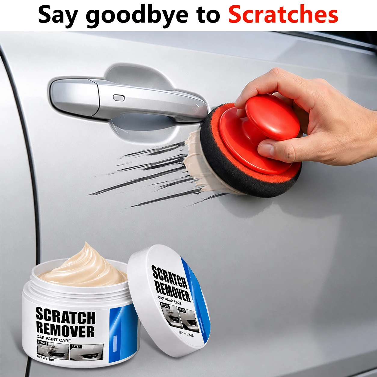 Magic Car Scratch Remover Paste No Professional Skill Needed Simply Wipe To Repair Car Paint Scratches All Color Universal