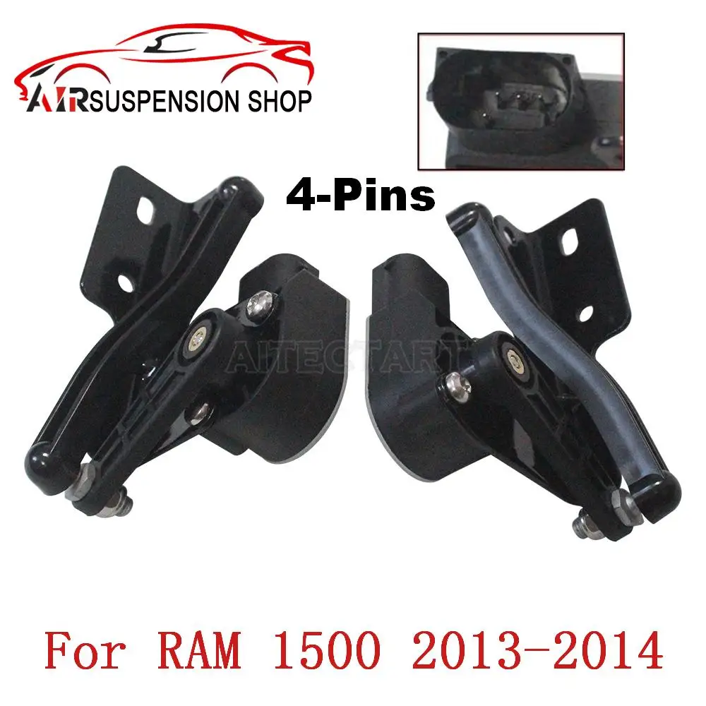 

2x FRONT LEFT+RIGHT RIDE HEIGHT LEVEL SENSOR 4PINS FOR DODGE RAM 1500 2013-2014 56029594AA 56029594AB 56029594AC 4E0907503C NEW