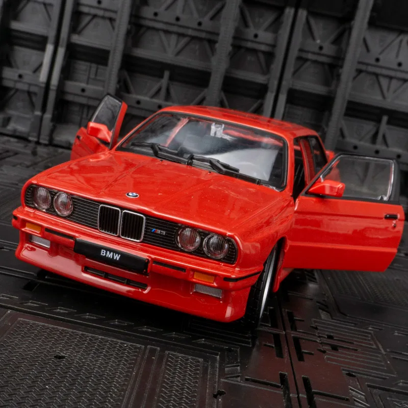 1:24 BMW M3 E30 1988 Supercar Alloy Car Diecasts & Toy Vehicles Car Model Miniature Scale Model Car Toy For Children