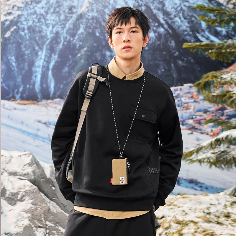 Xtep Pullover Sweater For Men  Winter Comfortable Outdoor Loose Sweatshirt Leisure Soft Breathable Sports Tops 876429930017