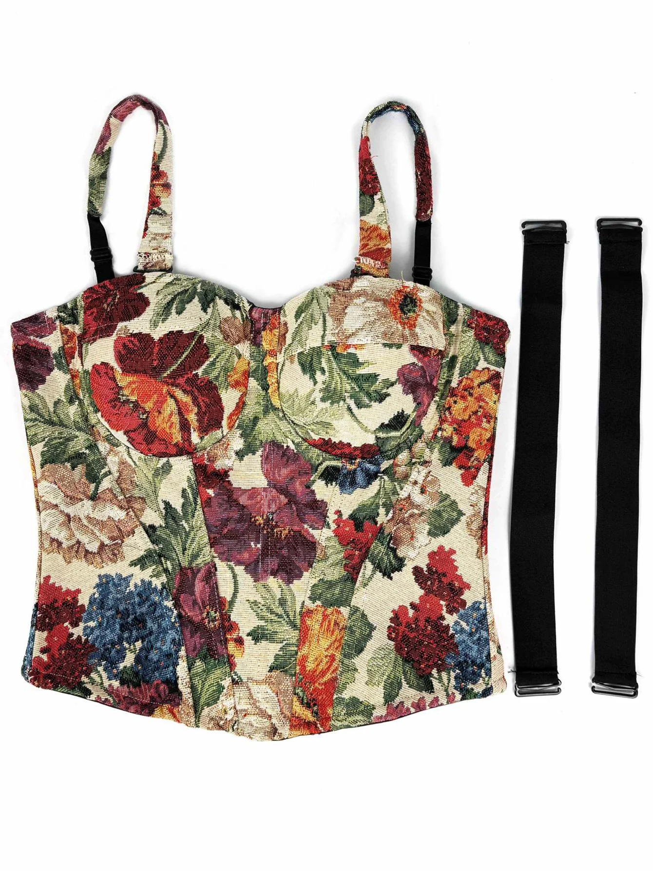 Sexy stampa corsetto crop top abbigliamento donna 2025 estate ritagliata halter canotta bustier reggiseno club party top hotwife rave outfit