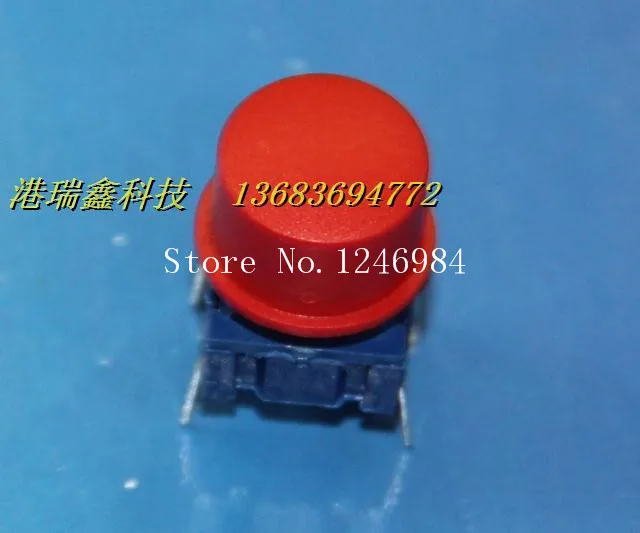 

[SA]Denmark MEC red reset switch button switch micro switch 3FTL6 + 1U 08--50pcs/lot
