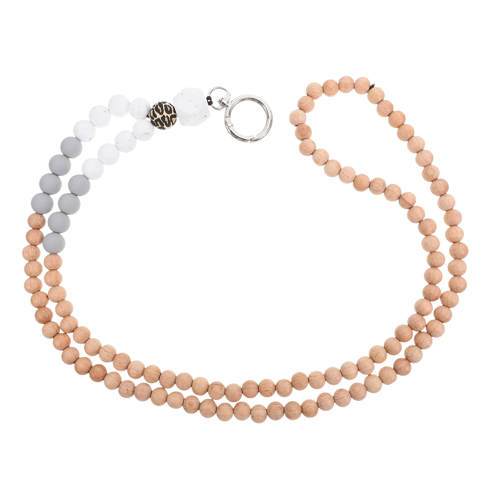 

Beads Multi-Function Id Badge Lanyard Cute Teacher Lanyards Keychain Anti-Loss Lanyard For Id Cards Keys Phone Holders Work